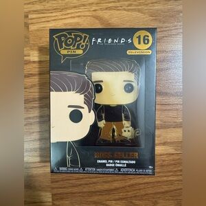 Funko Pop! Pin - Friends Series #16 Ross Geller with Monkey Pin NIB Sealed